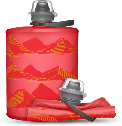 HydraPak Stow Collapsible Water Bottle – 350ml, 500ml, 1L – Ultralight, Leak-Proof, BPA-Free, Filter Compatible Travel & Hiking Flask