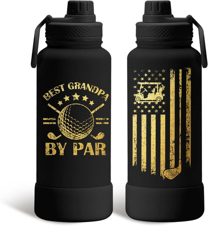 Pickleball 34oz Water Bottle with Spout Lid, Insulated Stainless Steel Travel Cup, Double Wall Vacuum Tumbler for Women Girls Ladies, Birthday Christmas Gift for Pickleball Lovers (1 pc)
