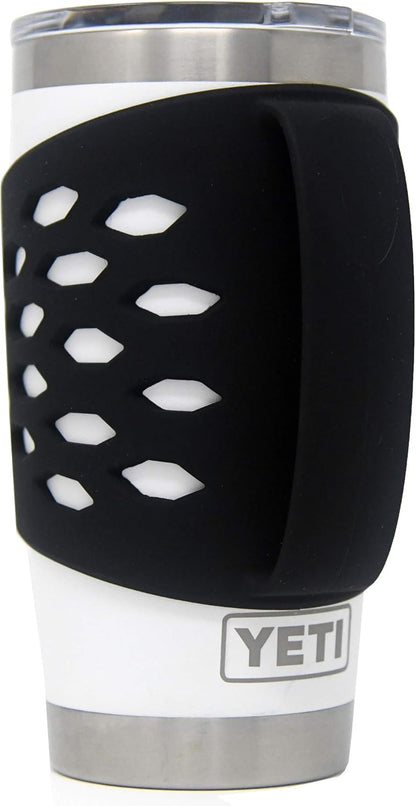 Handler for 20 oz Tumbler Vacuum Insulated Coffee Mugs, Silicone Grip Protective Sleeve Cover With Handle