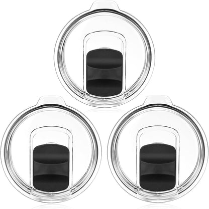 Tumbler Lids for Yeti, 2 Pack 20 oz Magnetic Replacement Tops for Yeti 20 oz Tumbler, 16 oz Pints, 10/24 oz Mug, 10 oz Lowball, Spill Proof Covers with Magnetic Slider for Ozark Trail, Old Style Rtic