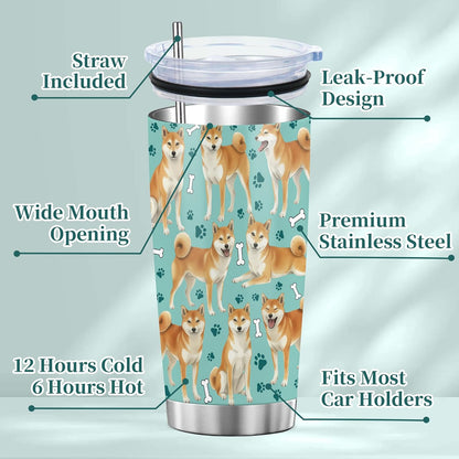 Beagle Gifts for Women Men, 40oz Stainless Steel Insulated Tumbler Travel Cup Mug, Funny and Unique Beagle Gifts for Dog Lover - Colors B