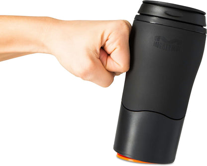 Mighty Mug Plastic Travel Mug, No Spill Double Wall Tumbler, Cold/Hot, Cup-Holder Friendly, Dishwasher Safe, (Cream, 12oz)