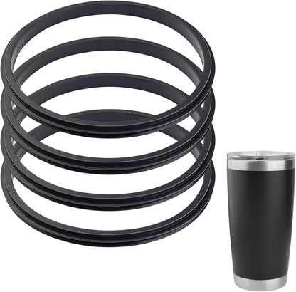 Silicone Seal Replacement Gaskets for Yeti 30 Oz Tumbler Lid, BPA-Free Rubber O-Ring Parts for Long-Lasting Leak Protection, 4 Pack