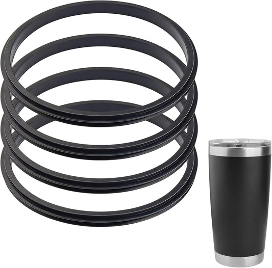 Silicone Seal Replacement Gaskets for Yeti 30 Oz Tumbler Lid, BPA-Free Rubber O-Ring Parts for Long-Lasting Leak Protection, 4 Pack