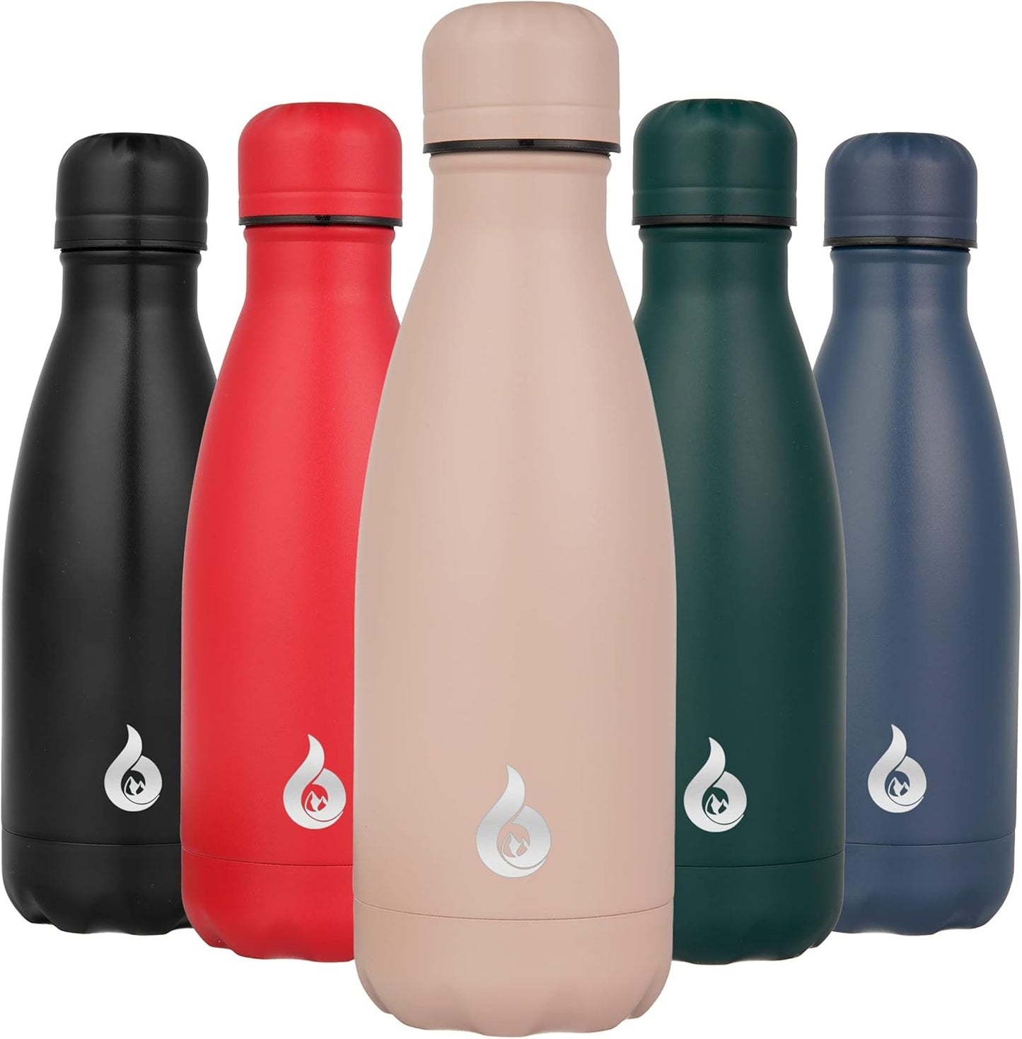 BJPKPK Insulated Water Bottle 12oz Small Stainless Steel Water Bottles Reusable Metal Thermal Keep Cold and Hot,Dreamy Purple - Colors A