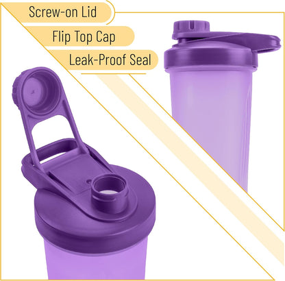 Mr. Pen- Shaker Bottles for Protein Mixes with Twist Cap, 28 oz, Protein Shaker Bottle with Wire Whisk Ball, Shaker Cup, Mixer Bottle
