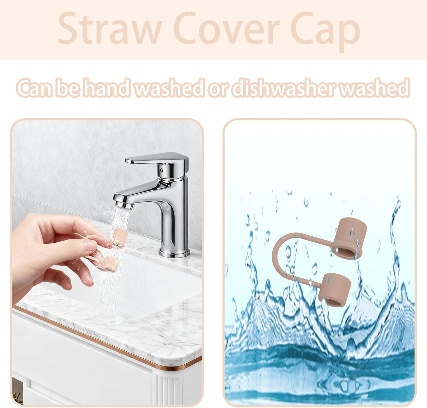 6PCS Silicone Straw Covers Caps Compatible with Stanley 30&40 Oz Tumbler Accessories Simple Straw Toppers Reusable Caps for Stanley Cup 10mm 0.4in Straws (Colorful 1)