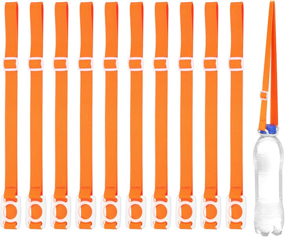 PATIKIL Water Bottle Lanyard, Adjustable Holder Shoulder Strap with Ring Buckle Carrier Clips for Walk Outdoor
