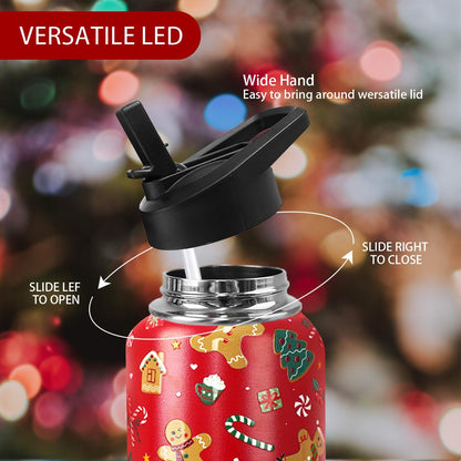 32 oz Pickleball Insulated Water Bottle with Straw - Pickleball Gym Hiking Sports Coffee Mug | Perfect Pickleball Gifts for Women, Pickleball Decor Accessories
