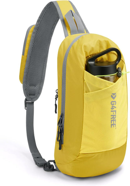 G4Free Sling Bag RFID Blocking Lightweight Crossbody Backpack Chest Shoulder Bag for Travel Sports Running