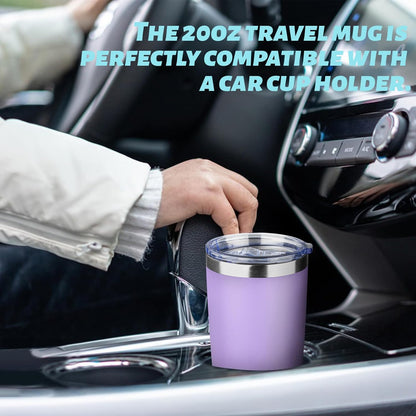 20oz Tumbler with Straw and Brush, Stainless Steel Vacuum Insulated tumbler, Double Wall Insulated Coffee Tumbler for Outdoor, Home, Travel,Office (Buff,1pcs)