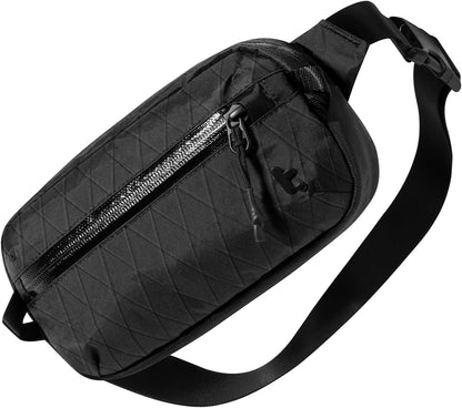 tomtoc 3.5L Sling Bag with RFID Blocking, Crossbody Bag Chest Shoulder Pack for Men and Women, Water-resistant Lightweight Casual Waist Fanny Pack for Travel/Daily Use