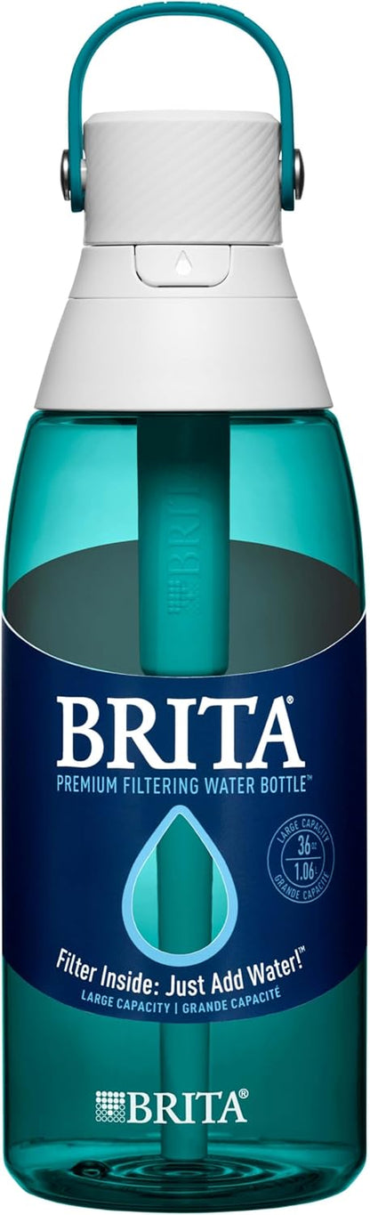 Brita 36386 Premium Water Filter Bottles, 26oz, Night Sky