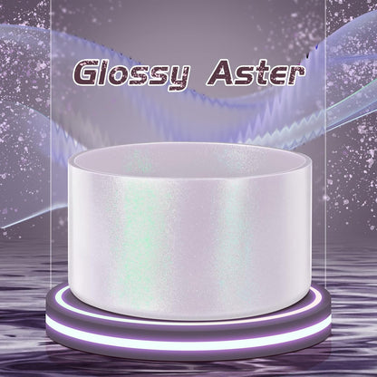 Glossy Gradient Silicone Boot, Compatible with Stanley H2.0 20-40oz & IceFlow 20-30oz, Chameleon Metallic Shimmer Cup Sleeve Protector for Hydroflask and Bottle Bottom with 2.8-3in