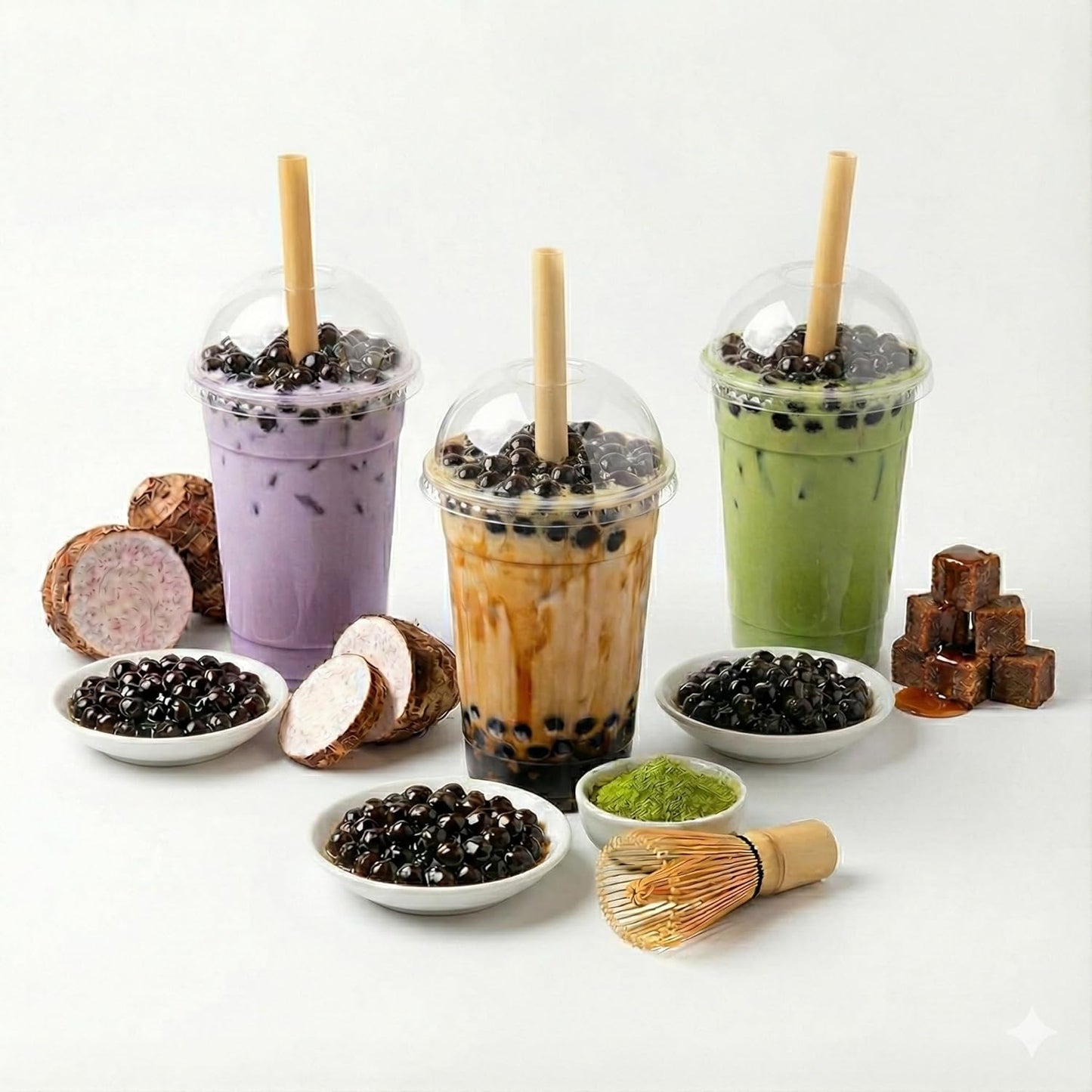 O's Bubble Boba Tea Kit - Bubble Tea Kit - All in One Boba Kit - Boba Kit for Kids - 6 Servings Includes Cups, Straws, Stirrer (Party Kit Variety Pack Upgrade) (Mixed Fruit)
