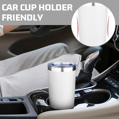 20oz Tumbler with Lid Double Wall Vacuum Insulated Travel Coffee Mug Stainless Steel Thermal Cup Powder Coated Sturdy Coffee Tumbler for Hot and Cold Beverage (Baby blue,1)