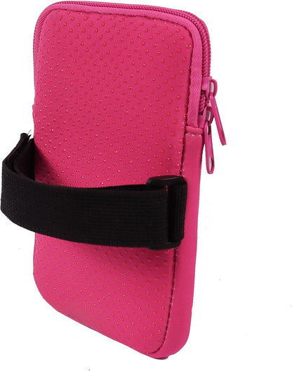 LMYUHONG Water Bottle Pouch For Stanley cup accessories 40oz 20oz 30oz,tumbler pouch with Versatile Pocket, for Cards, Keys,Earphone. Fits for Phones, Use for Running, Walking, Hiking,Biking,DeepPink