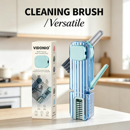 3 in 1 Cup Lid Gap Cleaning Brush Set, Multifunctional Insulation Bottle Cleaning Tools, Mutipurpose Tiny Silicone Cup Holder Cleaner, Home Kitchen Cleaning Tools