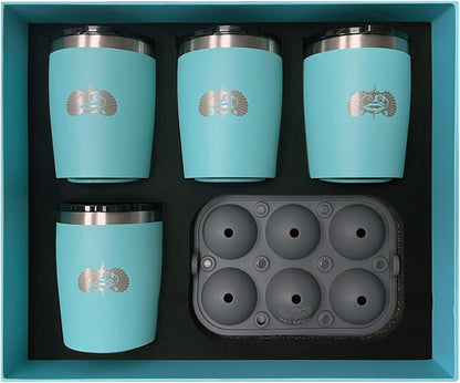 Toadfish Non-tipping 10oz Double Wall Insulated Stainless Steel Rocks Tumbler w/ East Slide Lid - Graphite