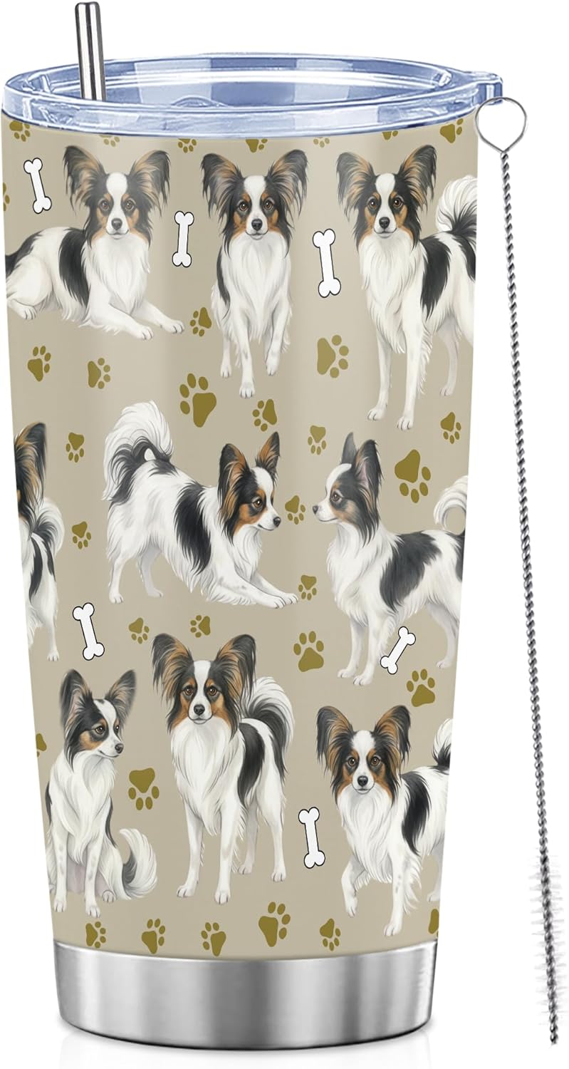 Beagle Gifts for Women Men, 40oz Stainless Steel Insulated Tumbler Travel Cup Mug, Funny and Unique Beagle Gifts for Dog Lover - Colors B