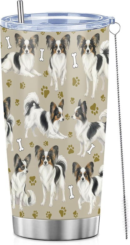 Beagle Gifts for Women Men, 40oz Stainless Steel Insulated Tumbler Travel Cup Mug, Funny and Unique Beagle Gifts for Dog Lover - Colors B