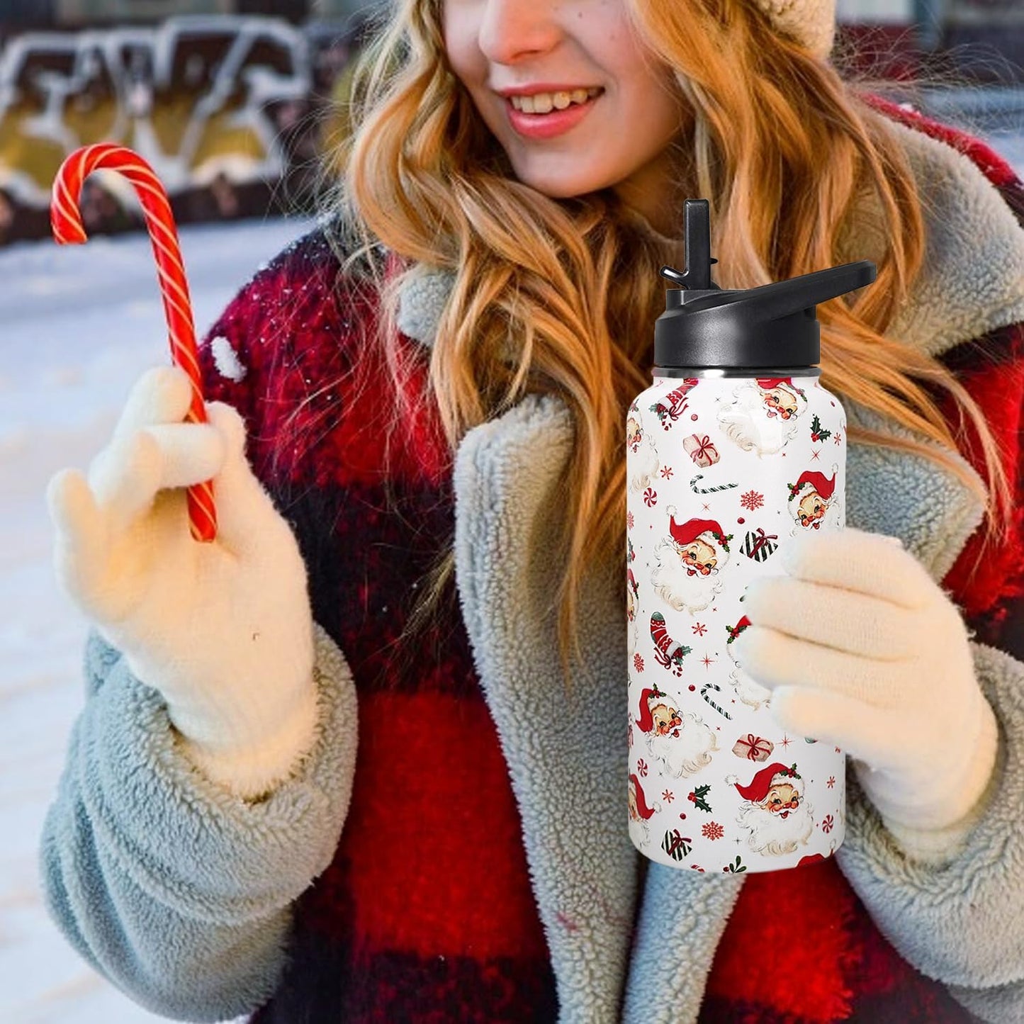 32 oz Pickleball Insulated Water Bottle with Straw - Pickleball Gym Hiking Sports Coffee Mug | Perfect Pickleball Gifts for Women, Pickleball Decor Accessories