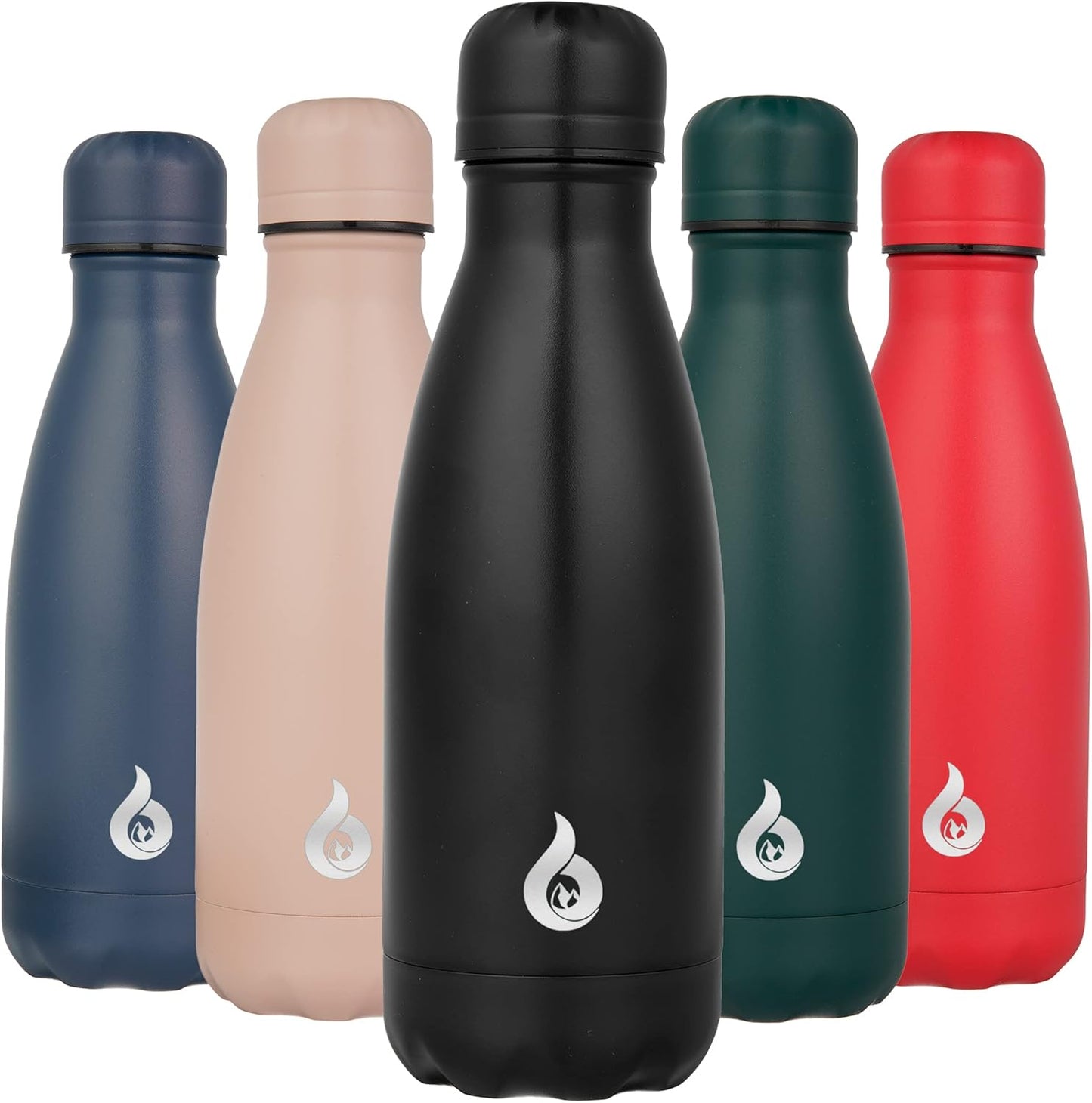 BJPKPK Insulated Water Bottle 12oz Small Stainless Steel Water Bottles Reusable Metal Thermal Keep Cold and Hot,Dreamy Purple - Colors A