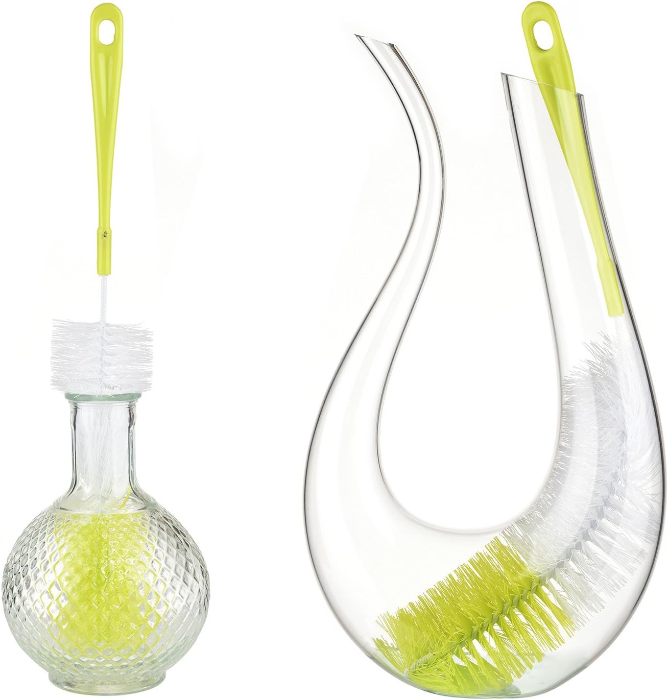 ALINK 16 inch Long Bottle Brush Cleaner for Washing Wine/Beer/Sport Well/Thermos/Glass, Hummingbird Feeder and Long Narrow Neck Sport Bottles