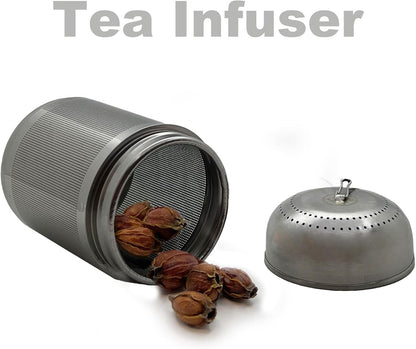 2PCS Fruit Infuser Insert,Flower Tea Infuser for Wide Mouth Water Bottles,Compatible with Stanley,Hydro Flask,Iron Flask, Takeya, ThermoFlask and Similar