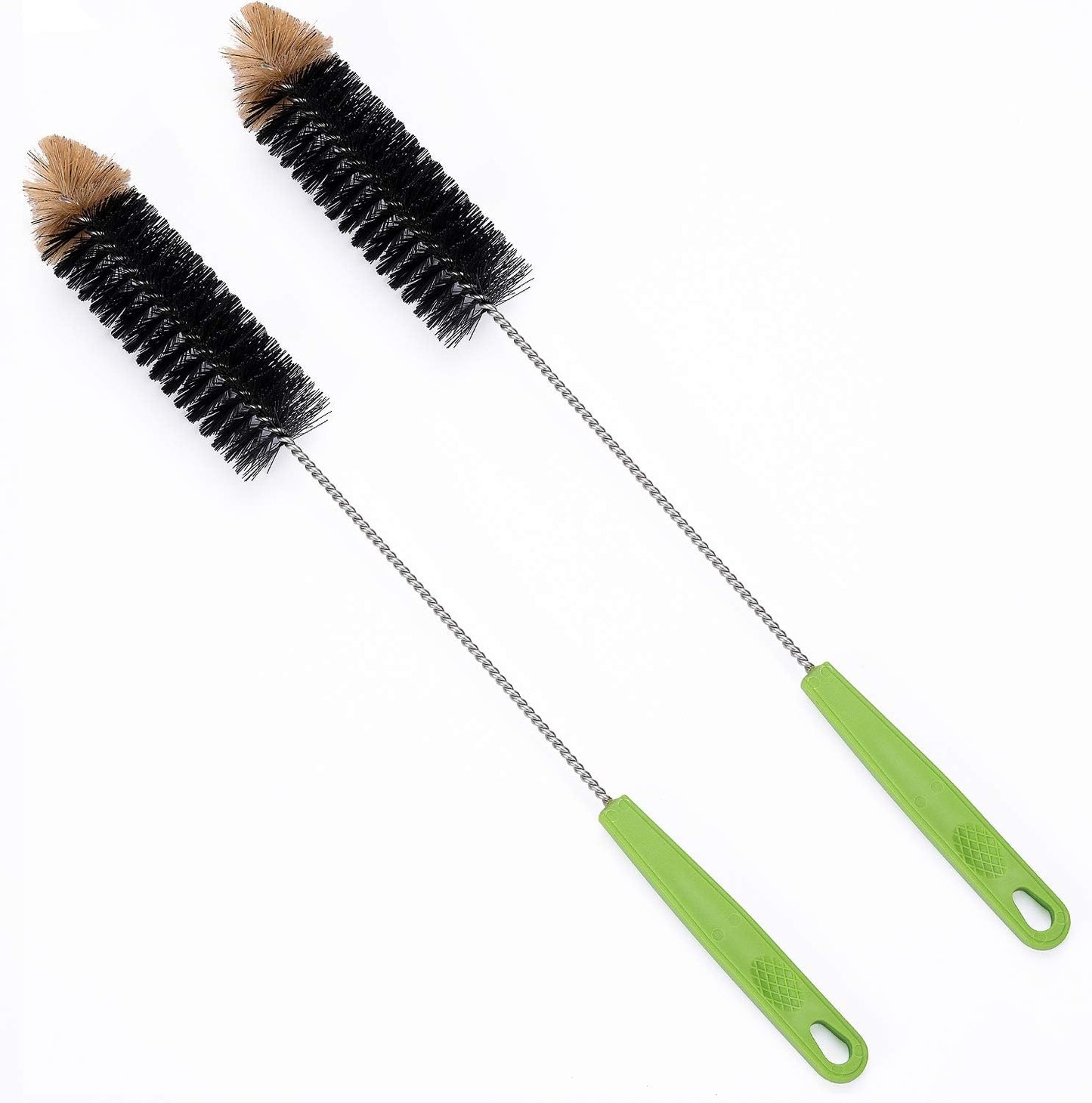 Long Bottle Brush, 17 in Bendable Cleaner Brushes for Cleaning Neck Beer Bottles, Wine, Baby Bottles, Water Bottles, Tumblers, Flask, Bird Feeder, Vase, Pipes and Brewing Supplies Black/1Pack