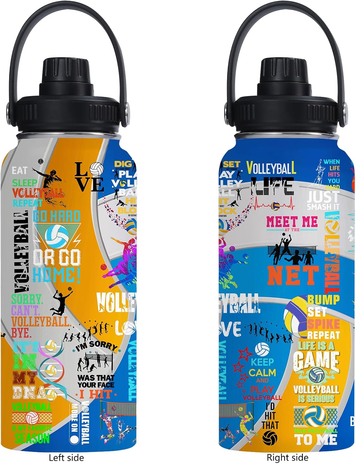 Pickleball Water Bottle 32oz Stainless Steel Insulated Vaccum with Lid, Pickleball Gifts for Pickleball Players, Pickleball Lovers, Women Girls Ladies