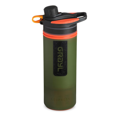 GRAYL GeoPress 24 oz Water Purifier Bottle - Filter for Hiking, Camping, Survival, Travel (Bali Blue)