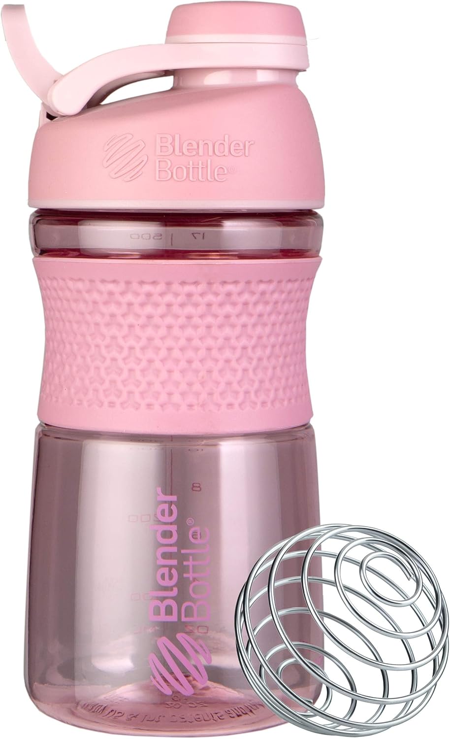 BlenderBottle SportMixer Shaker Bottle Perfect for Protein Shakes and Pre Workout, 20-Ounce, Teal