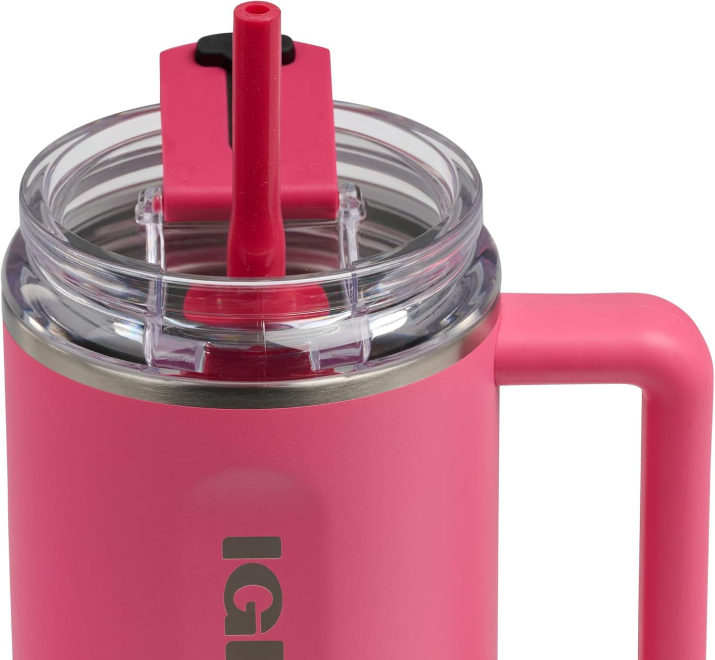 Igloo 20 oz Stainless Steel Tumbler | Sport Sipper Bottle | Thrift Pink