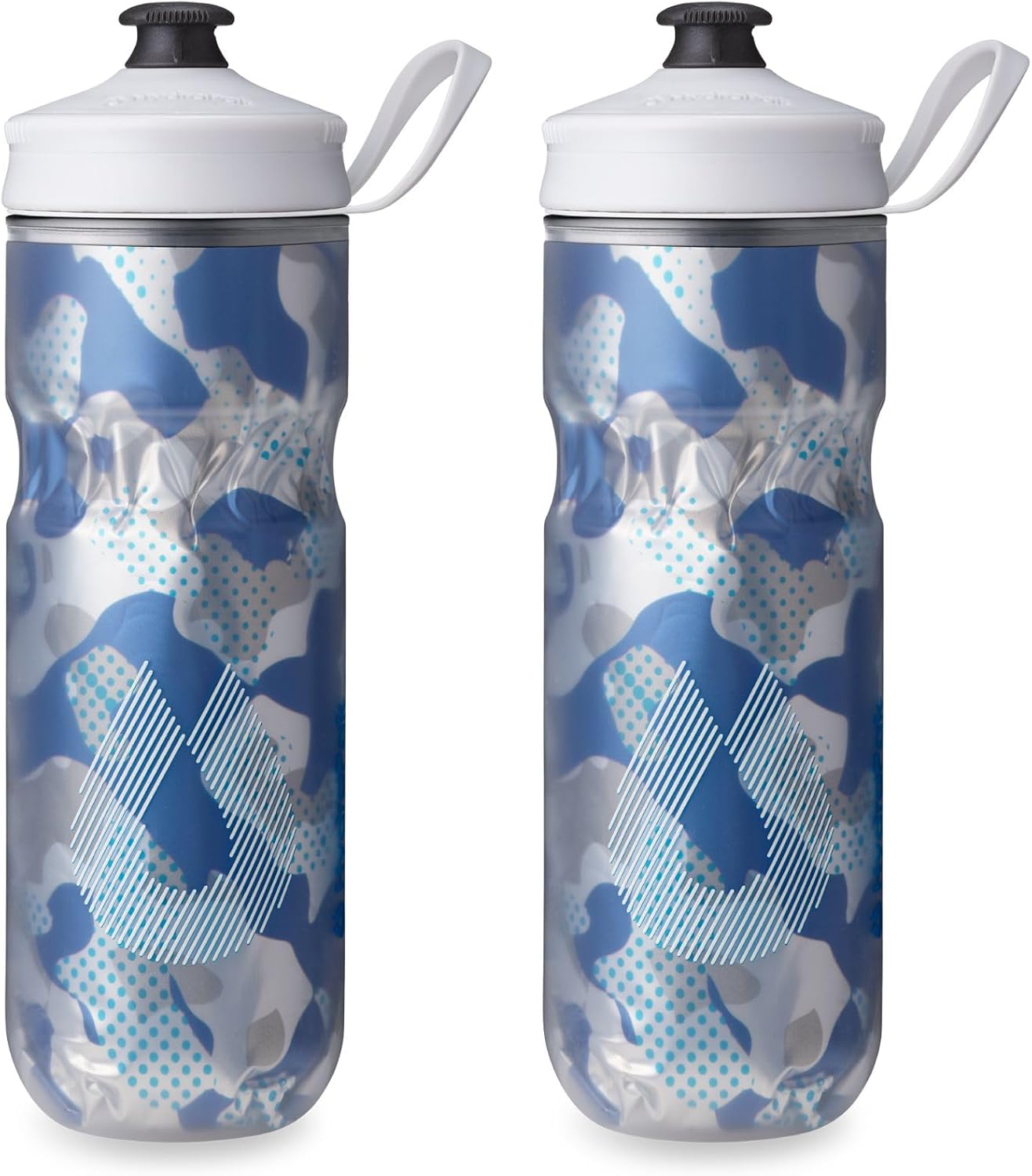 HydraPak | Polar Bottle - Polar Sport Insulated Water Bottle - BPA-Free, Sport & Bike Squeeze Bottle with Handle (Pulse Blue, 700ml / 24oz)