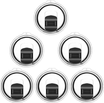 30 oz Tumbler Lid, Replacement Lids Compatible for YETI 30/32 oz Tumbler, 14 oz Mug and 35 oz Straw Mug, 2 Pack Travel Spill Proof Cup Lids Covers with Magnetic Slider Switch, BPA Free