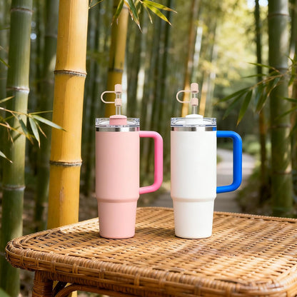 6PCS Silicone Straw Covers Caps Compatible with Stanley 30&40 Oz Tumbler Accessories Simple Straw Toppers Reusable Caps for Stanley Cup 10mm 0.4in Straws (Colorful 1)
