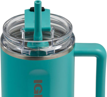 Igloo 20 oz Stainless Steel Tumbler | Sport Sipper Bottle | Thrift Pink