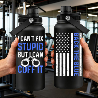 Fufandi Pickleball Gifts - Pickle Ball Dink Responsibly - Christmas, Birthday Gifts for Men, Women, Pickleball Lovers, Player Coach - Pickle Ball Water Bottle 32oz