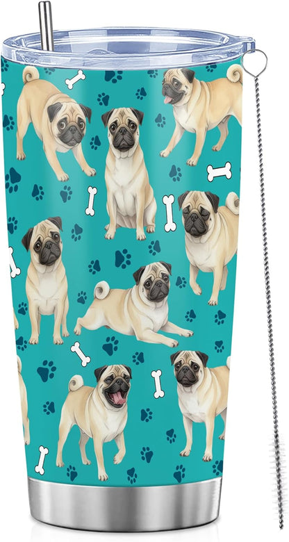 Beagle Gifts for Women Men, 40oz Stainless Steel Insulated Tumbler Travel Cup Mug, Funny and Unique Beagle Gifts for Dog Lover - Colors B