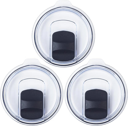 4 Pack 20 oz Tumbler Lid, Magnetic Slider Replacement Lids for YETI 20 oz Tumbler, 10/24 oz Mug and 10 oz Lowball, Spill Proof Cup Lids Covers Compatible for Ozark Trail, Old Style Rtic, BPA Free