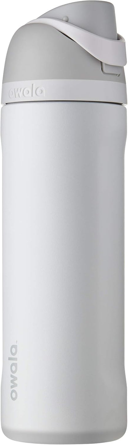 Owala FreeSip Insulated Stainless Steel Water Bottle with Straw, BPA-Free Sports Water Bottle, Great for Travel, 32 Oz, Denim