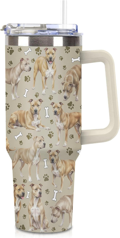 Beagle Gifts for Women Men, 40oz Stainless Steel Insulated Tumbler Travel Cup Mug, Funny and Unique Beagle Gifts for Dog Lover - Colors A