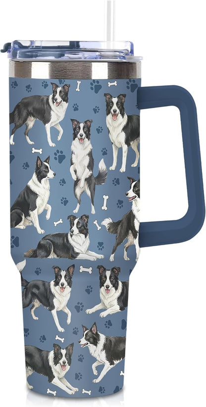 Beagle Gifts for Women Men, 40oz Stainless Steel Insulated Tumbler Travel Cup Mug, Funny and Unique Beagle Gifts for Dog Lover - Colors A