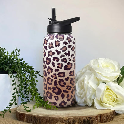 32 oz Pickleball Insulated Water Bottle with Straw - Pickleball Gym Hiking Sports Coffee Mug | Perfect Pickleball Gifts for Women, Pickleball Decor Accessories