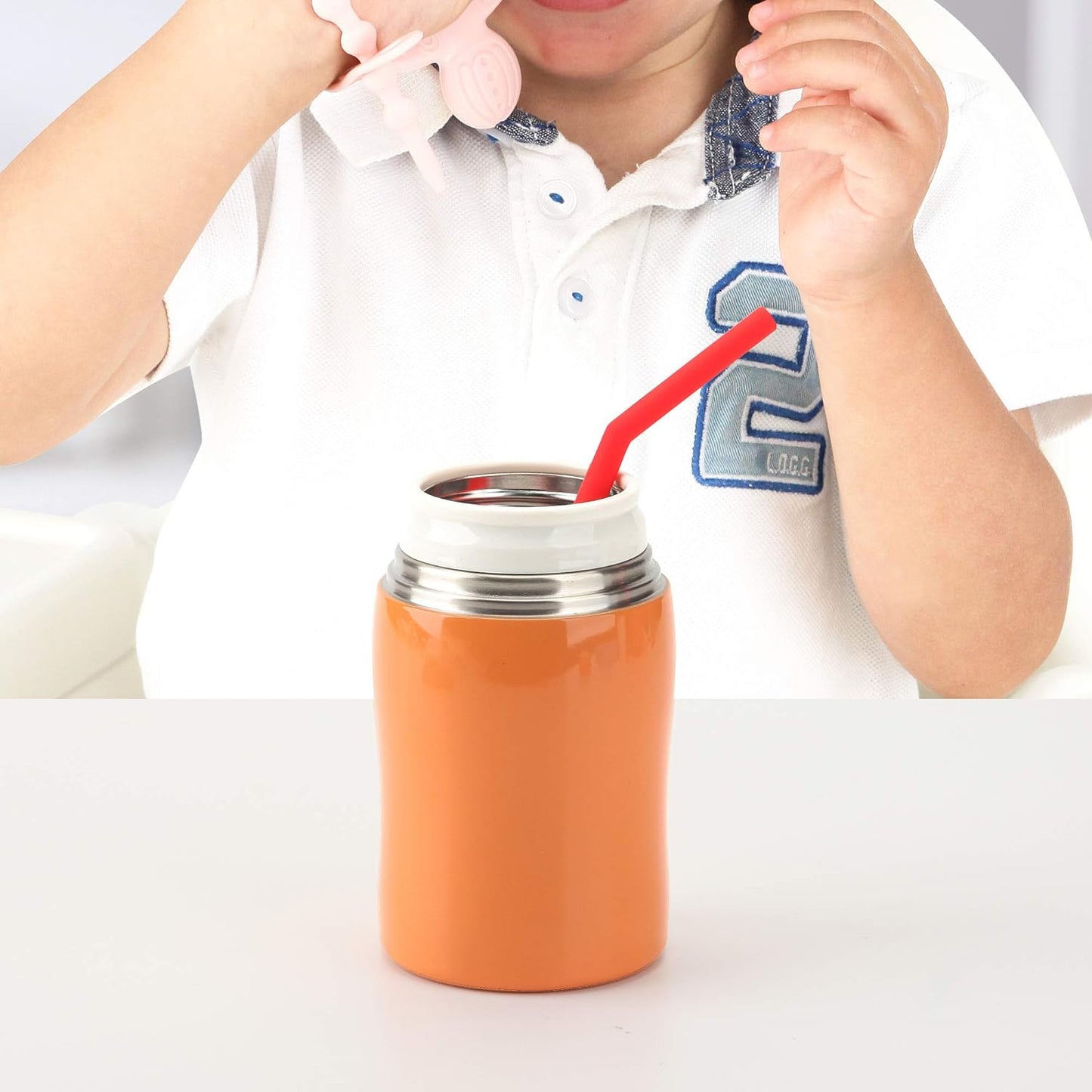 Reusable Silicone Straws for Toddlers & Kids - 12 pcs Flexible Short Drink 6.6" Straws for 6-10 oz Yeti/Rtic/Ozark Tumblers & 4 Cleaning Brushes - BPA free, Eco-friendly,no Rubber Tast