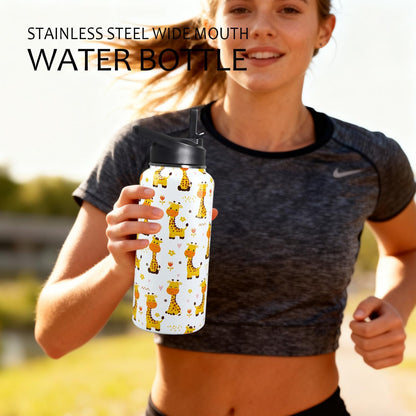 32 oz Pickleball Insulated Water Bottle with Straw - Pickleball Gym Hiking Sports Coffee Mug | Perfect Pickleball Gifts for Women, Pickleball Decor Accessories