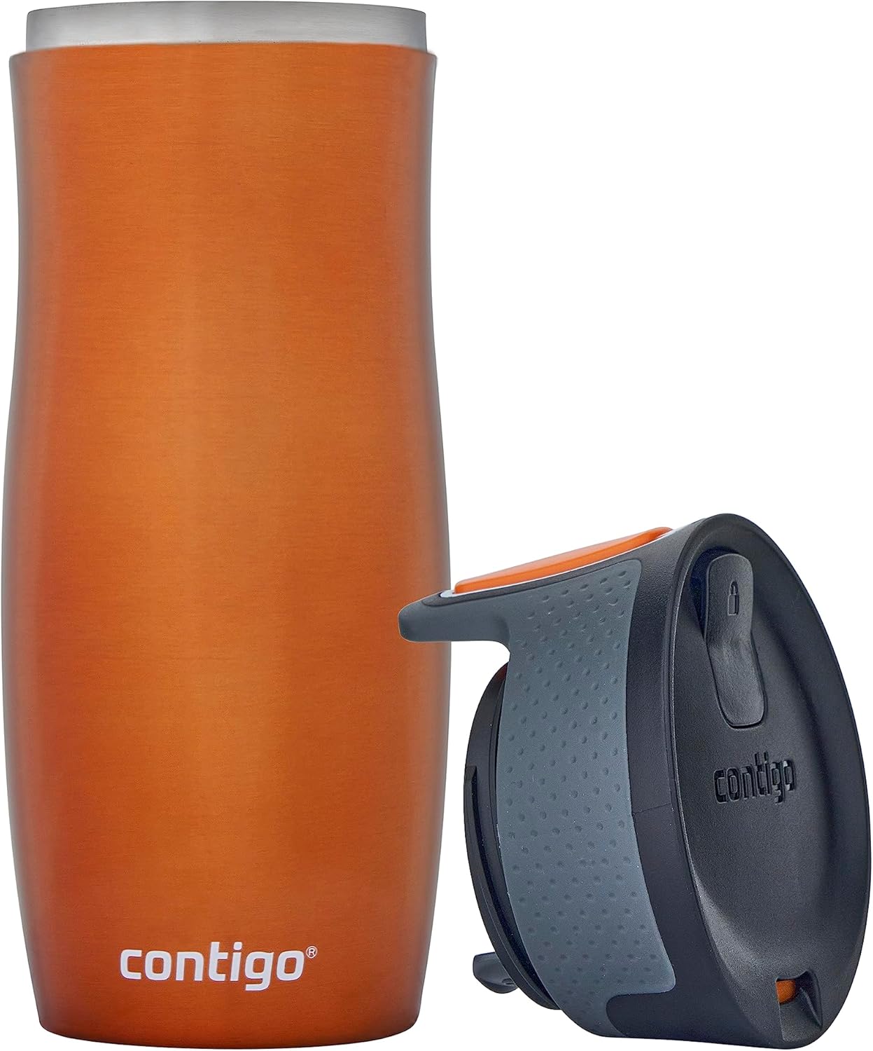 Contigo West Loop Autoseal Travel Mug, Stainless Steel Thermal Mug, Vacuum Flask, Leakproof Tumbler, Coffee Mug with BPA-Free Easy-Clean Lid