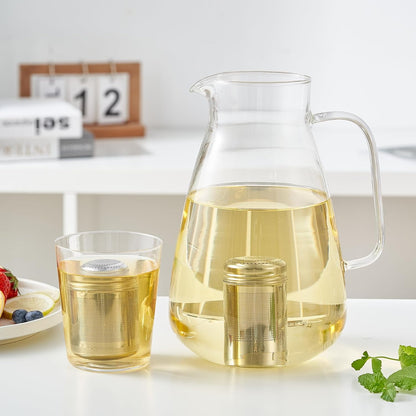 316L Stainless Steel Fruit Infuser for Water Bottles & Pitchers,BPA-Free Plastic-Free,Hot/Cold Safe Dishwasher Safe(2-Pack)