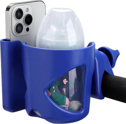 Accmor Stroller Cup Holder, Universal Cup Holder for Walker Wheelchair Bike, 360° Rotatable Stroller Cup Holder Attachment Accessories for Walker, Wheelchair, Scooter